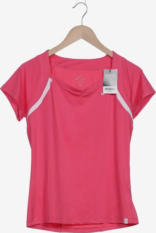 NIKE T-Shirt L in Pink: predná strana