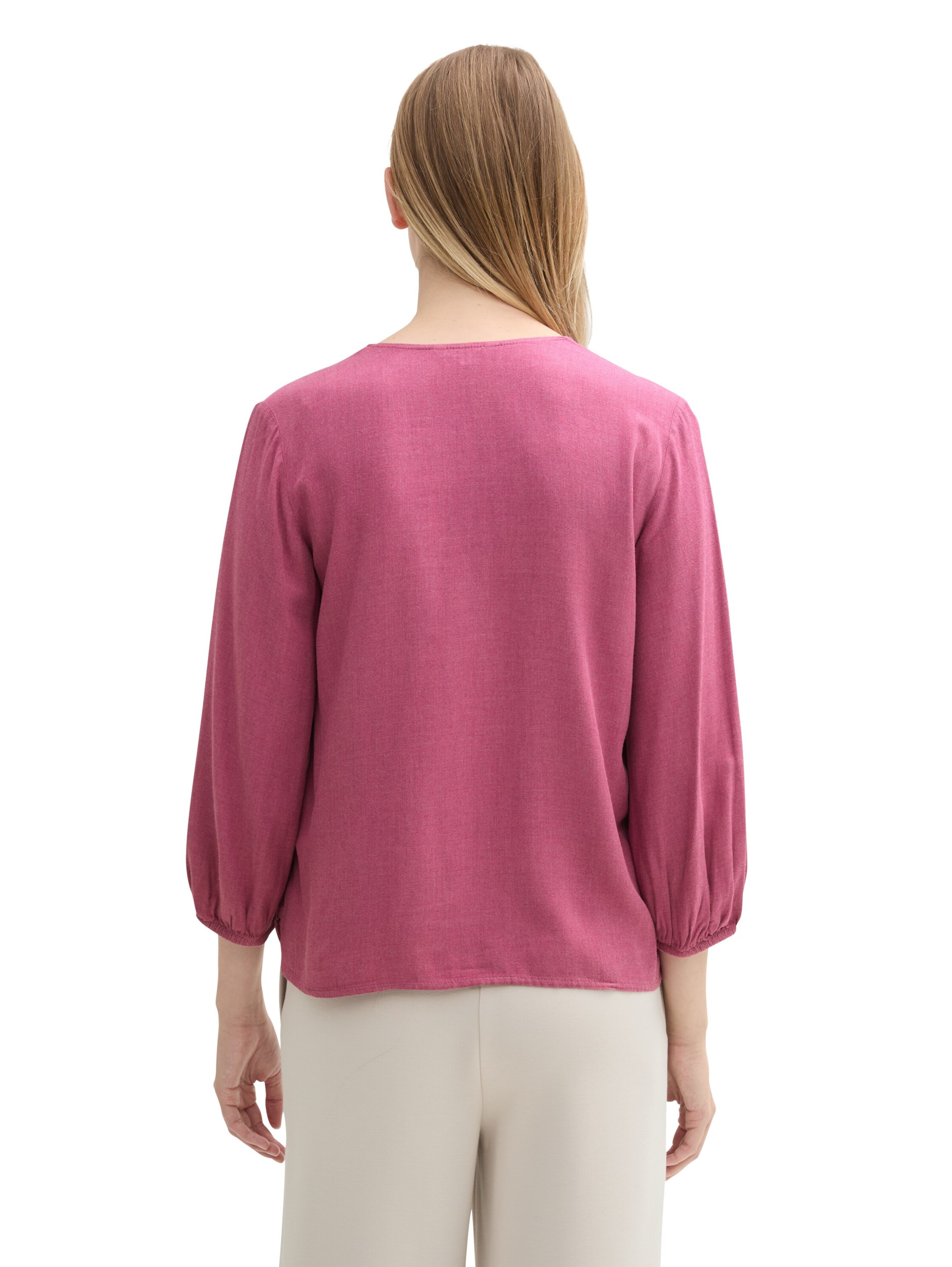 TOM TAILOR Bluse in Pink