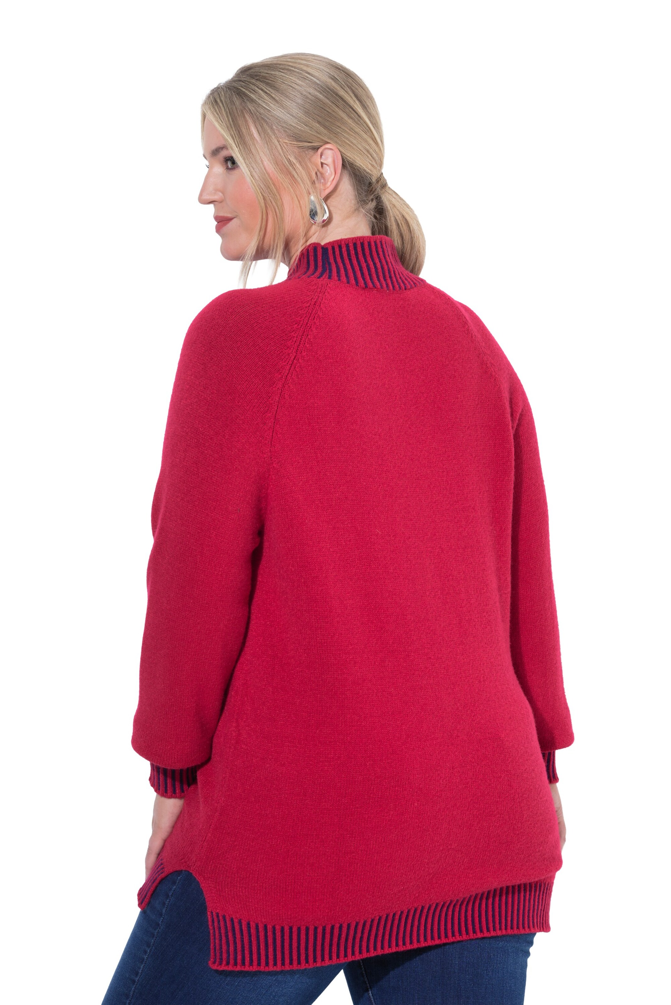 MIAMODA Sweater in Red