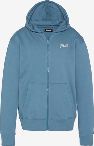 Schott NYC Sweatshirt in Blue: front