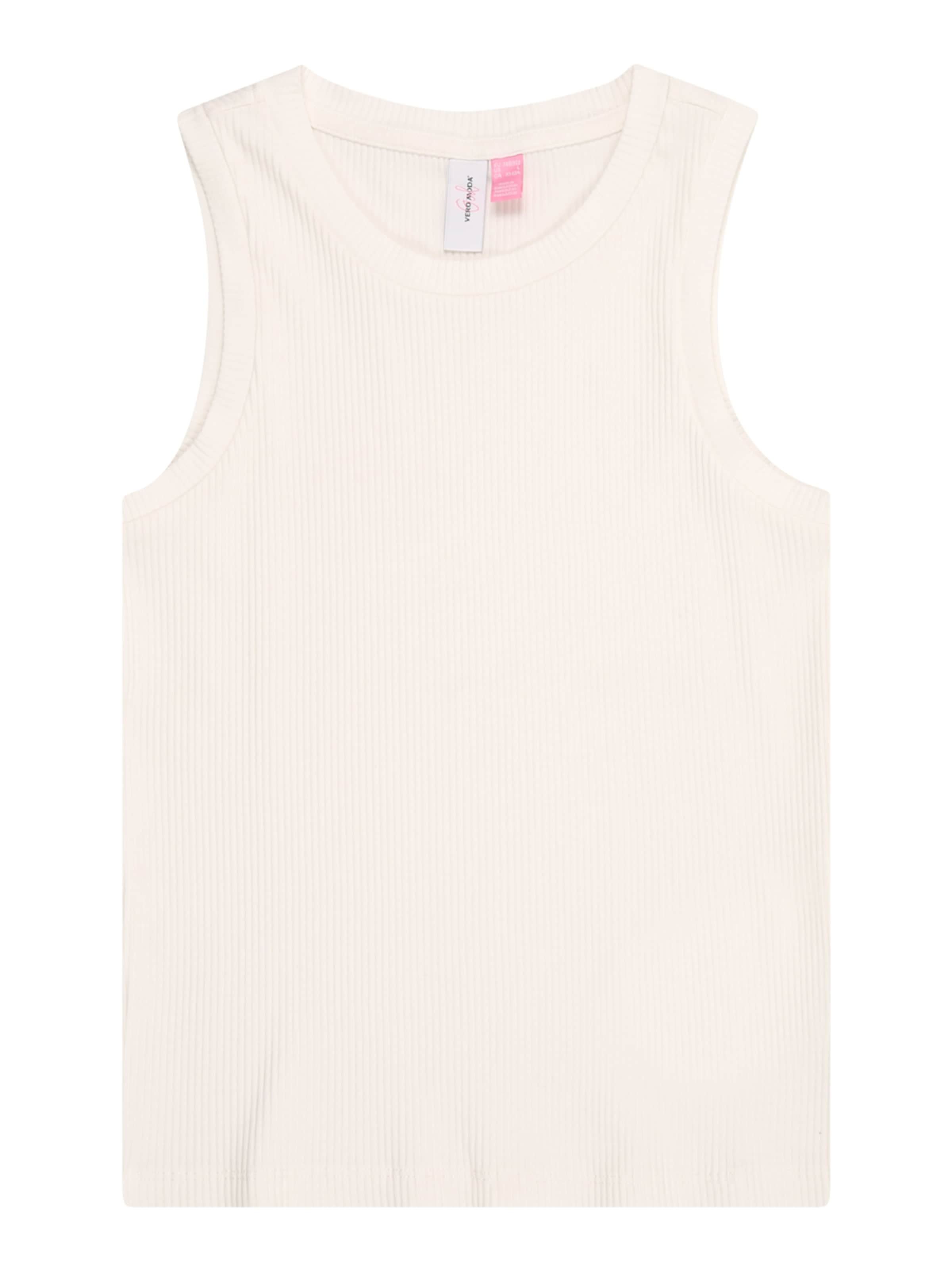 Vero Moda Girl Топ 'VMVilma' в бяло: отпред