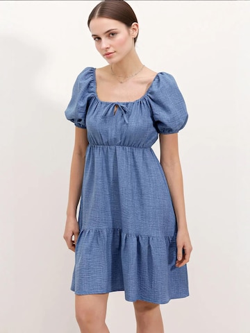 Bigdart Dress 'Mini' in Blue: front