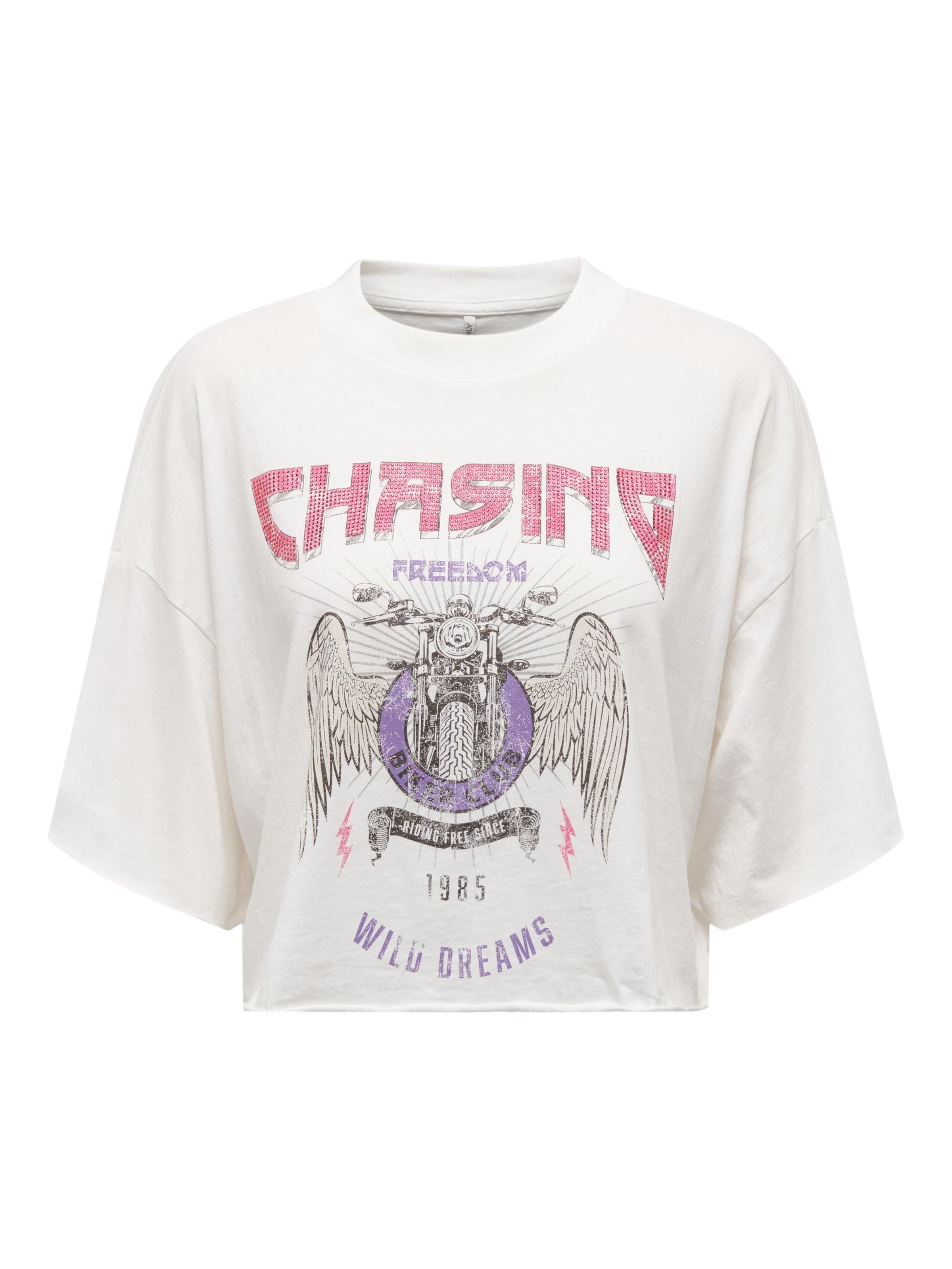 T-shirt ONLY en blanc : devant