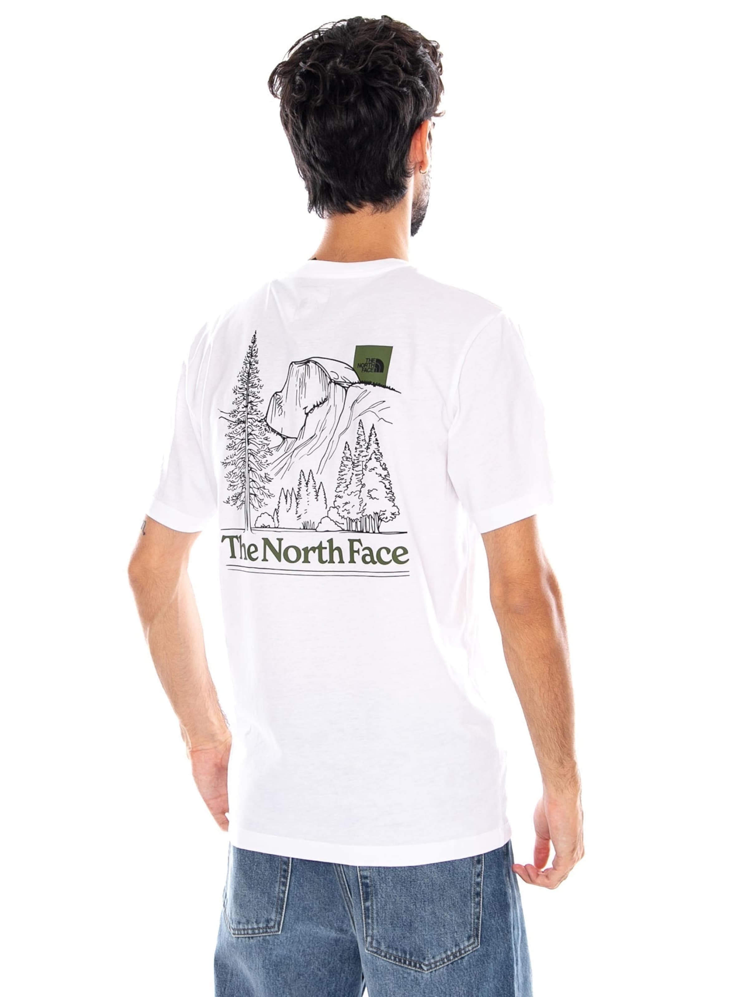 THE NORTH FACE Shirt 'M MONTE REG SS TEE TNF WHITE' in Wit