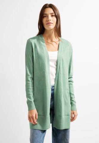 CECIL Knit Cardigan in Green: front