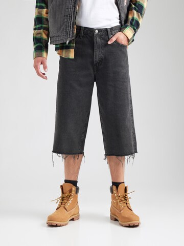 LEVI'S ® Baggy Τζιν '478 BAGGY CAPRI' σε μαύρο: μπροστά