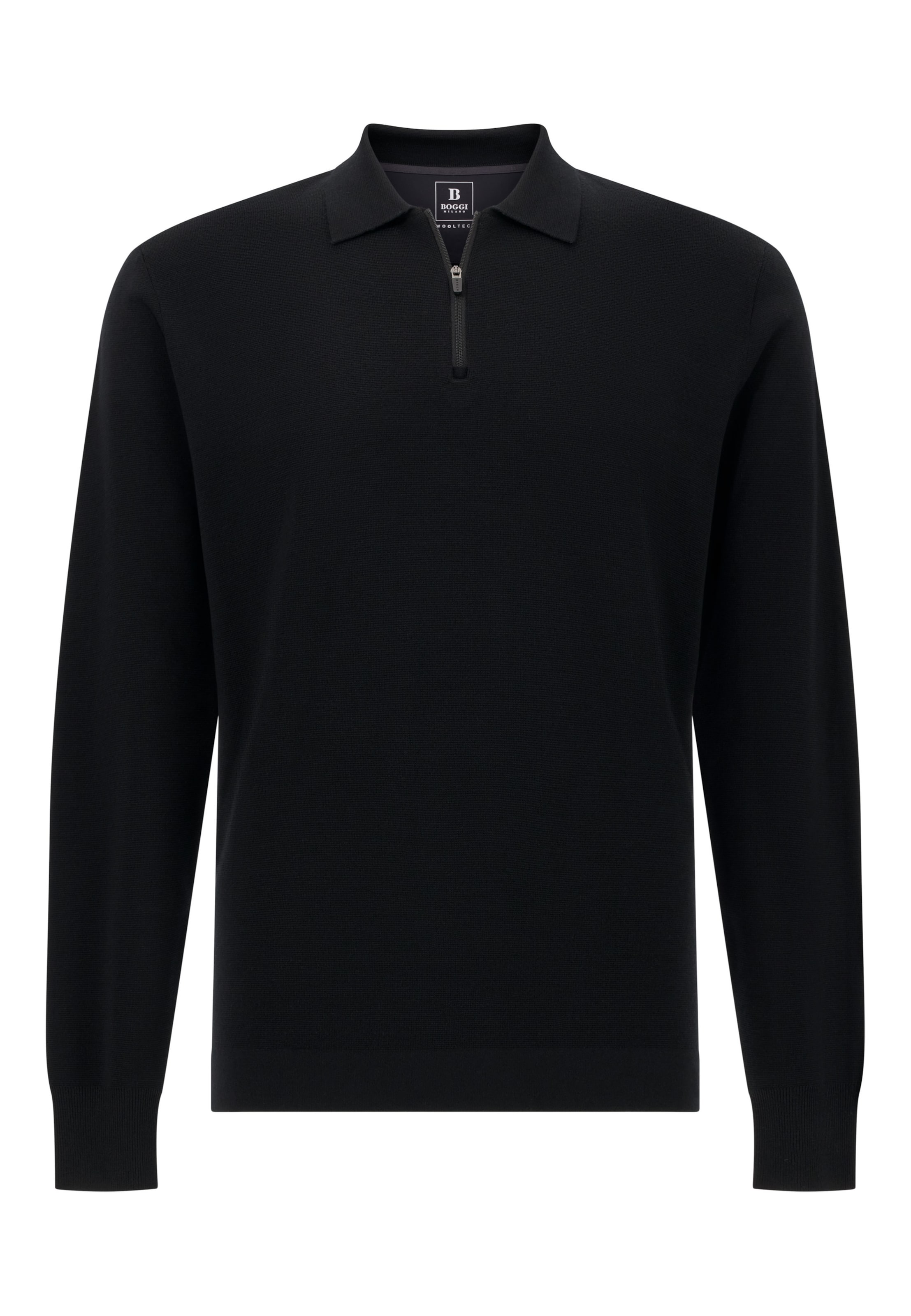 juoda Boggi Milano Megztinis 'B Tech': priekis