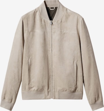 MANGO MAN Tussenjas 'BERO' in Beige: voorkant