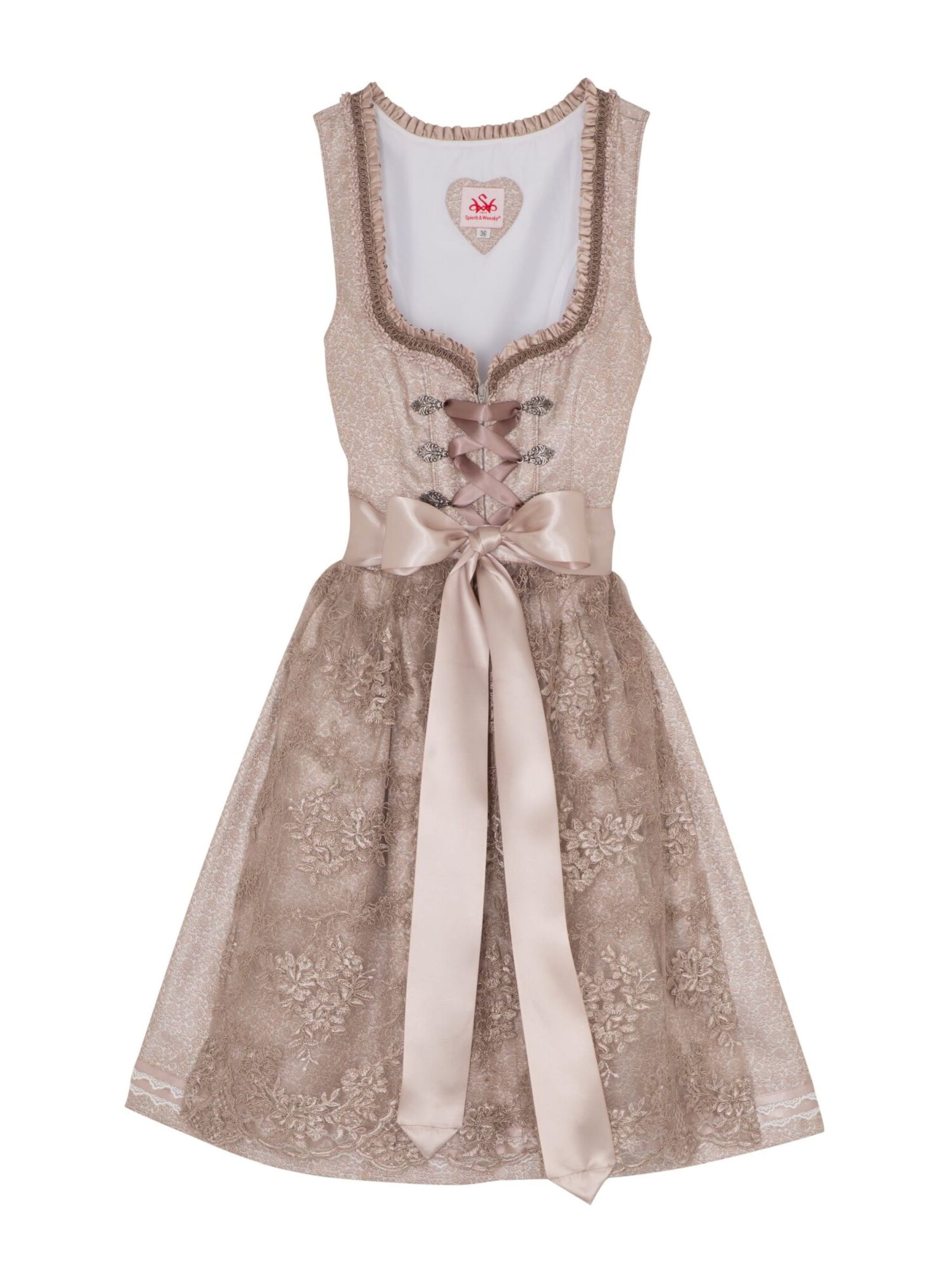 Dirndl 'Bari' SPIETH & WENSKY en marron : devant