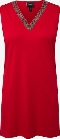 Ulla Popken Gebreide top in Rood: voorkant