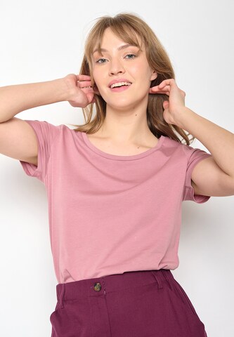 GREENBOMB Shirt 'Basic Loves' in Pink