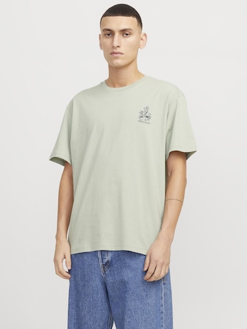 T-Shirt JACK & JONES en vert : devant