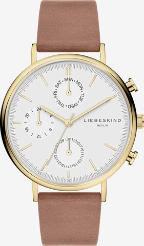 Liebeskind Berlin Analog Watch in Brown: front