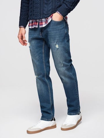 Ombre Regular Jeans in Blauw