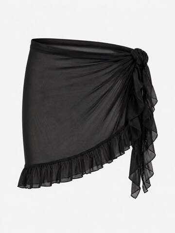 BREEZERA Skirt 'Pareo' in Black: front