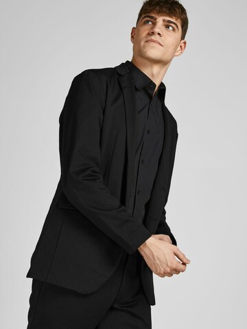 Coupe slim Veste de costume JACK & JONES en noir