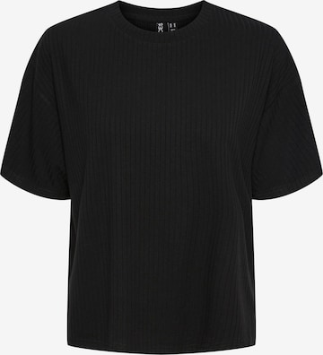 PIECES T-shirt 'KYLIE' i svart: framsida