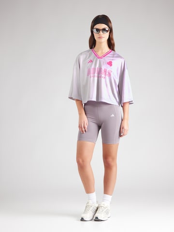 Maglia funzionale 'Tiro' di ADIDAS SPORTSWEAR in lilla