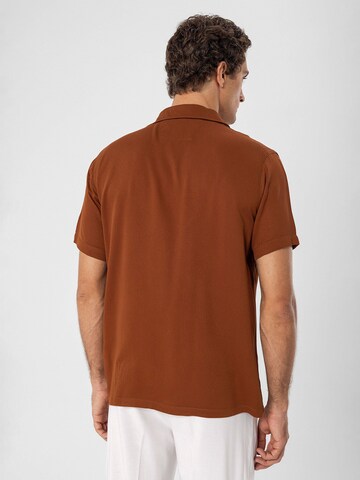 Antioch Regular fit Button Up Shirt in Brown