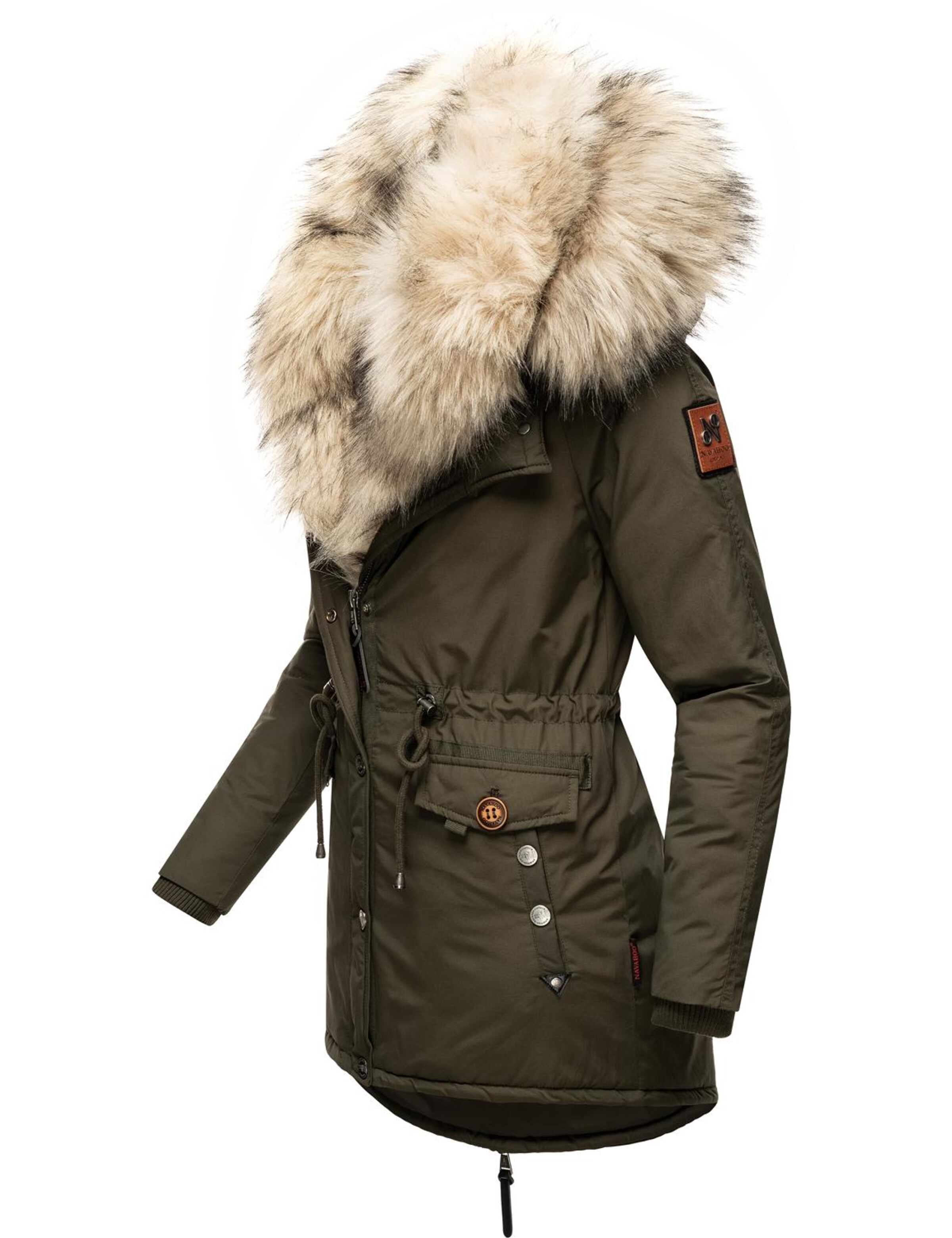 NAVAHOO Χειμερινό παλτό 'Sweety' σε πράσινο