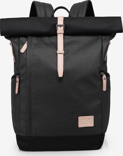 Peak Time Backpack in Black, Item view