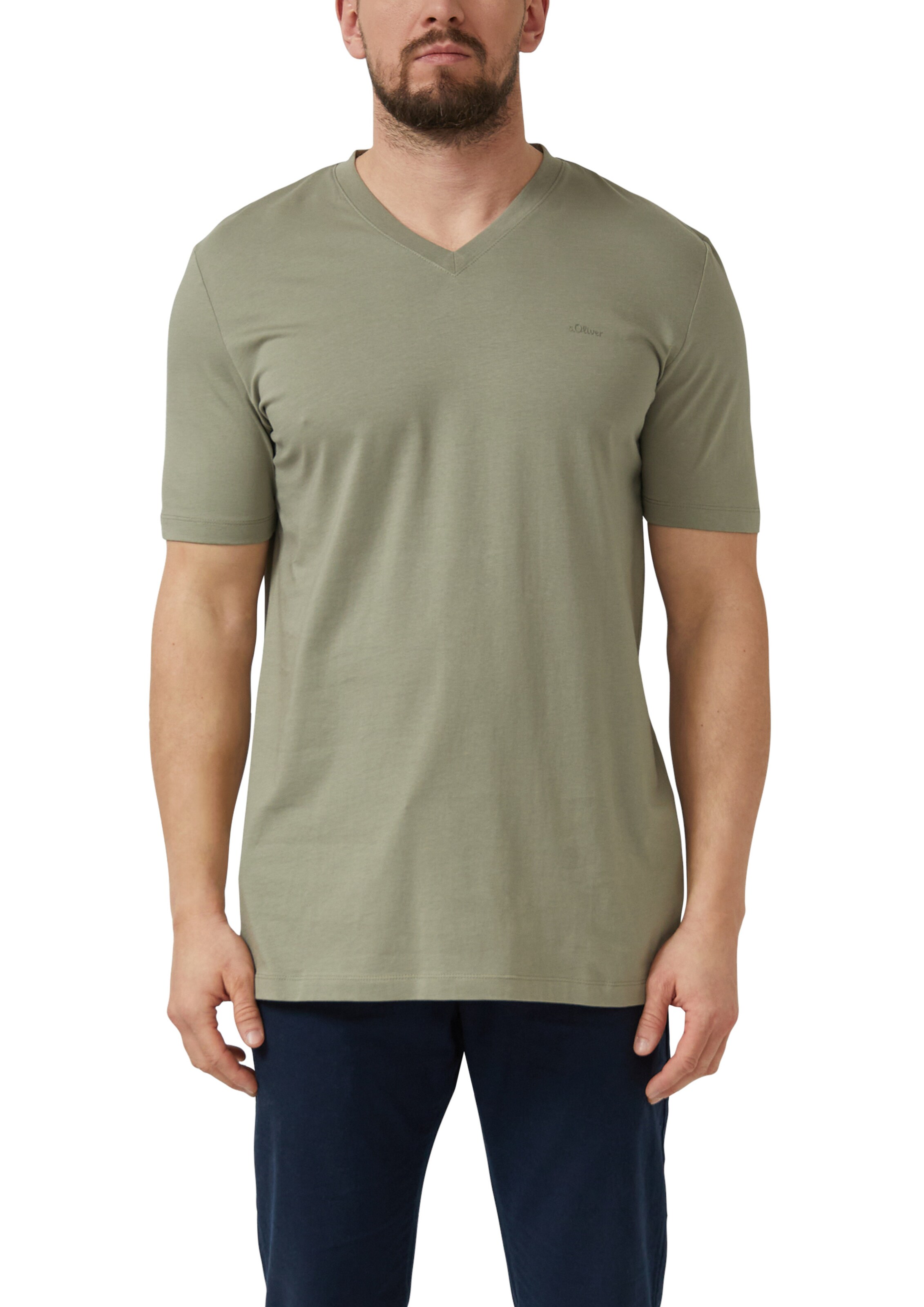 s.Oliver T-Shirt in Grün