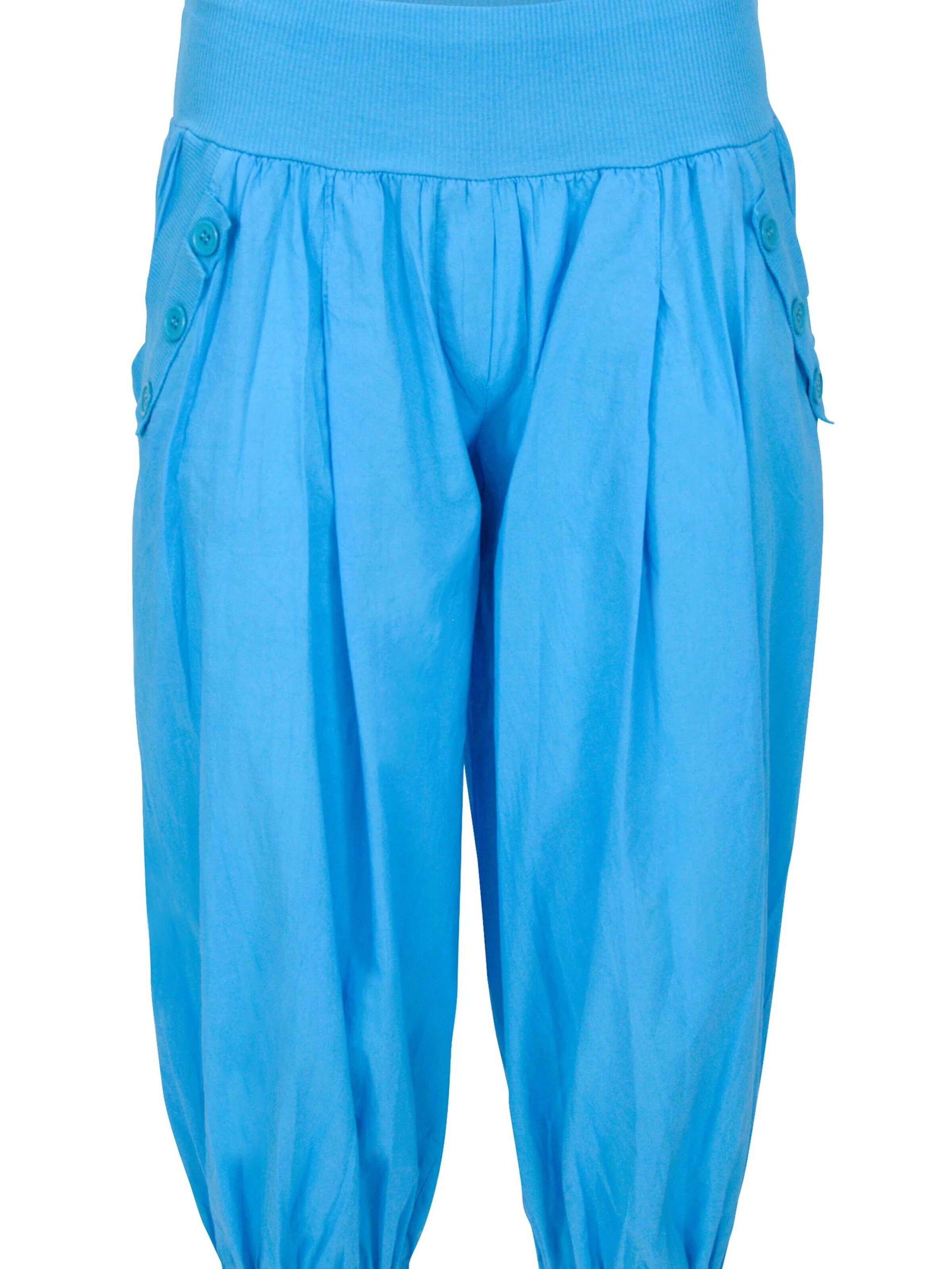 malito more than fashion Loose fit Harem Pants in Blue