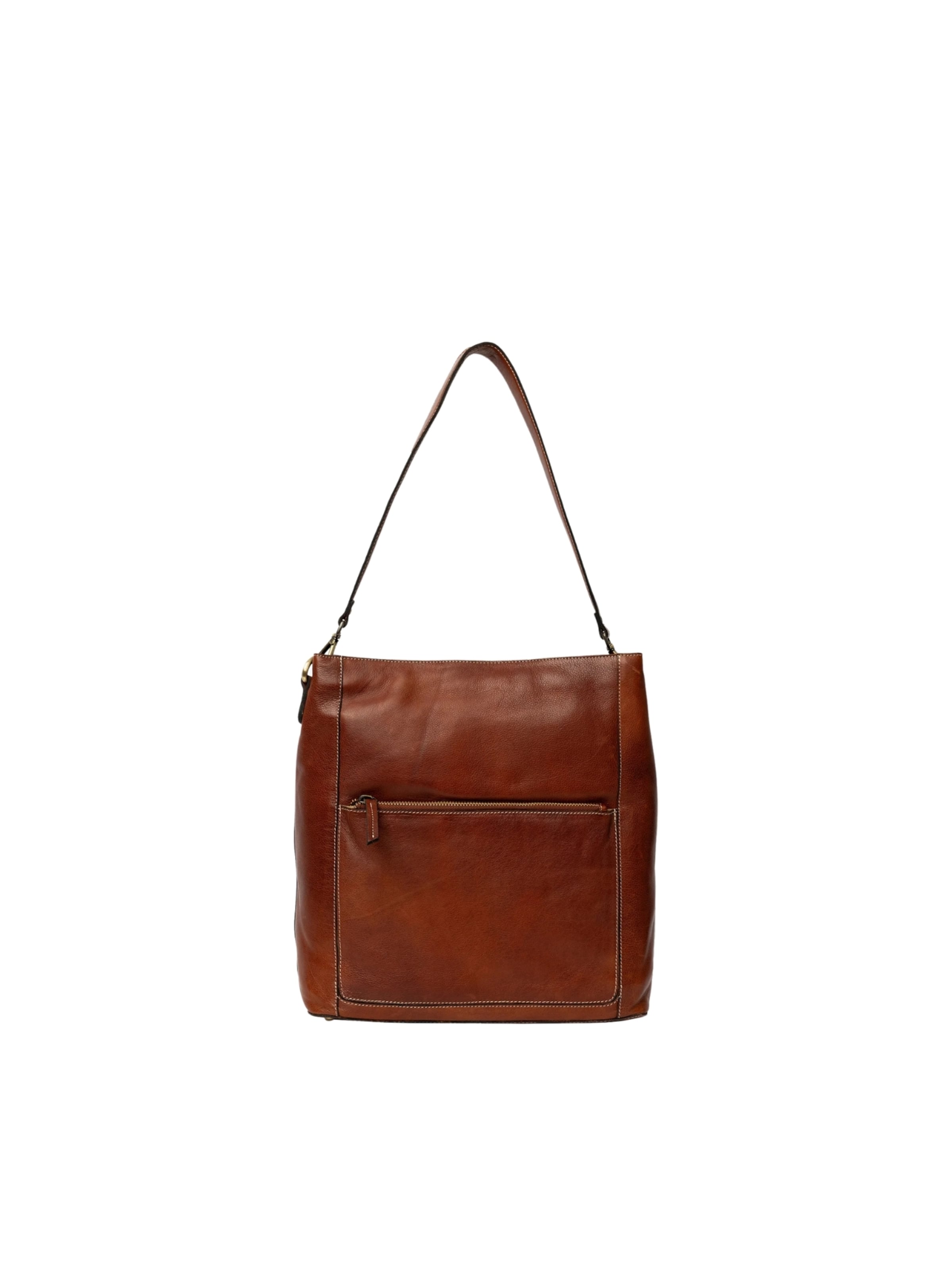 RE:DESIGNED Shopper ' Nyra ' in Bruin: voorkant