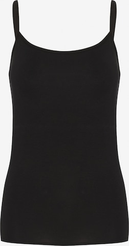 Kaffe Top in Schwarz: Vorderseite