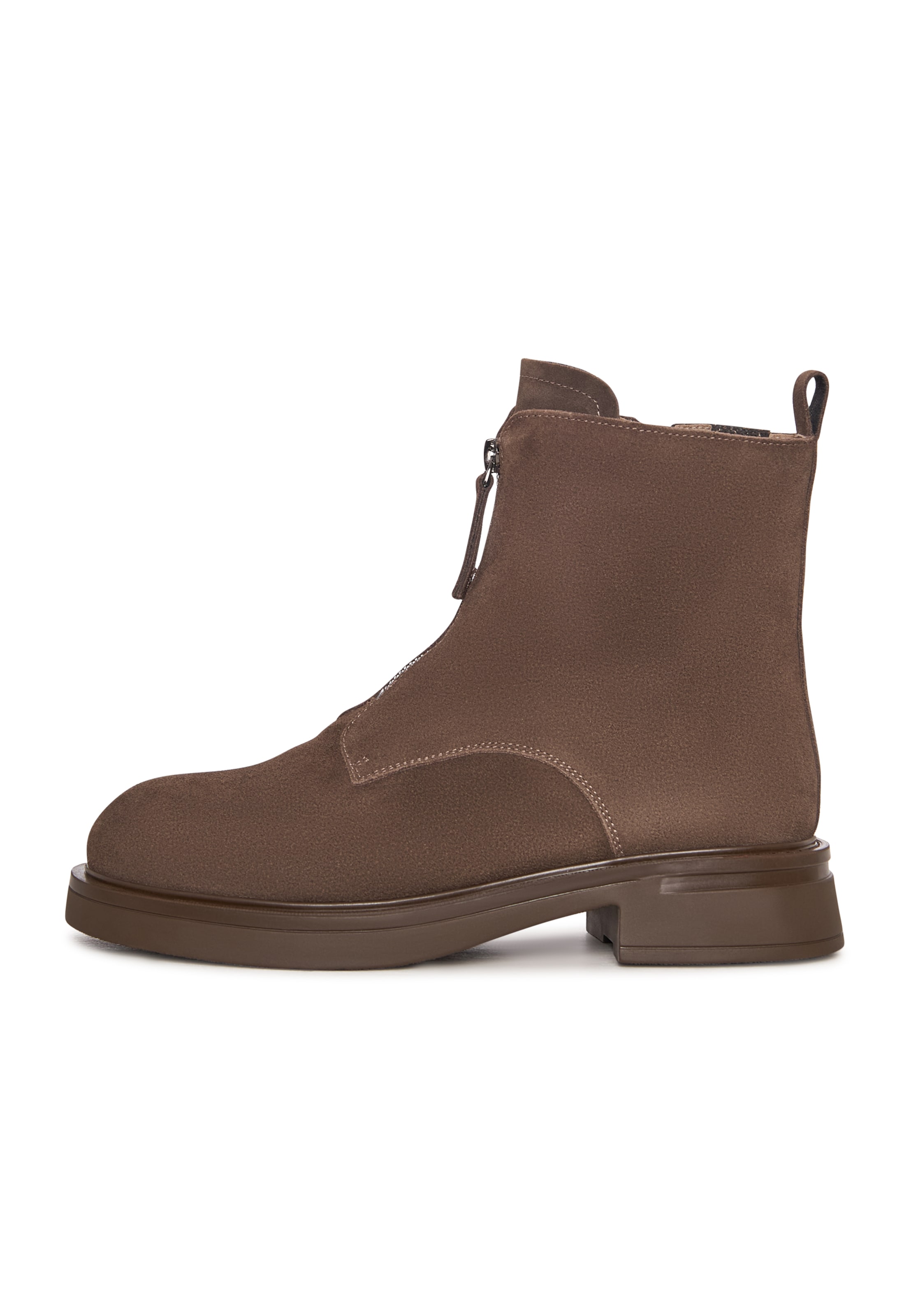 CESARE GASPARI Stiefelette in Braun: Vorderseite
