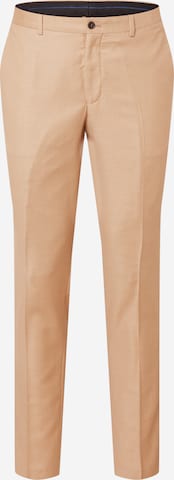 Coupe slim Pantalon à plis 'Solaris' JACK & JONES en beige : devant