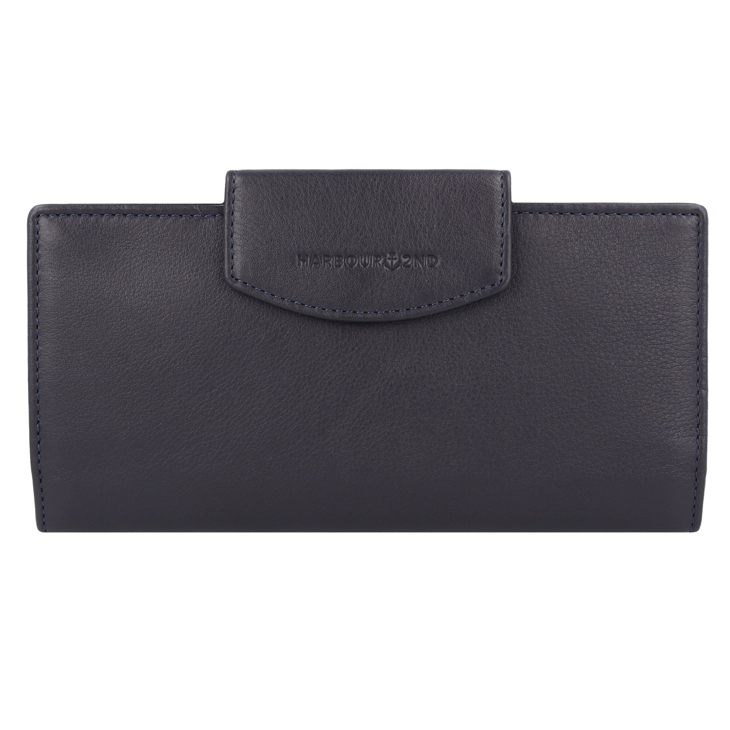 Harbour 2nd Wallet in Blue: front