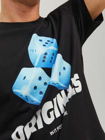 JACK & JONES T-Shirt 'Fluid' in Schwarz