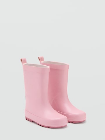 MANGO KIDS Gummistøvler i pink