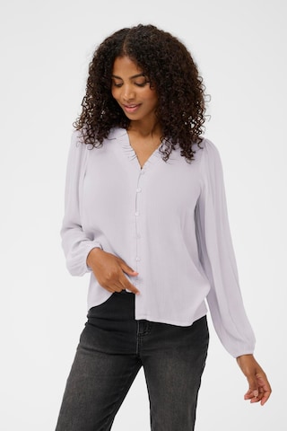 Chemisier 'Fia Amber' Kaffe en violet : devant