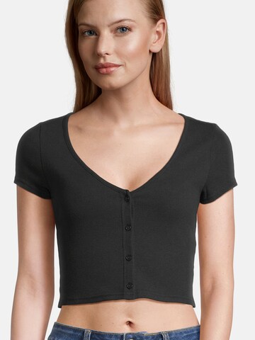 AÉROPOSTALE Shirt in Black