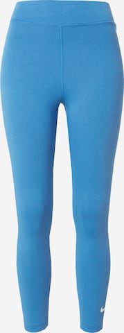 Skinny Pantalon de sport Nike Sportswear en bleu : devant