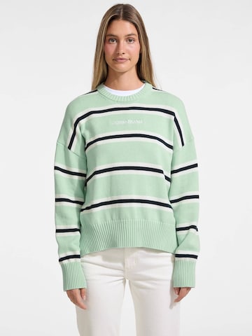 GUESS JEANS Pullover in Grün: Vorderseite