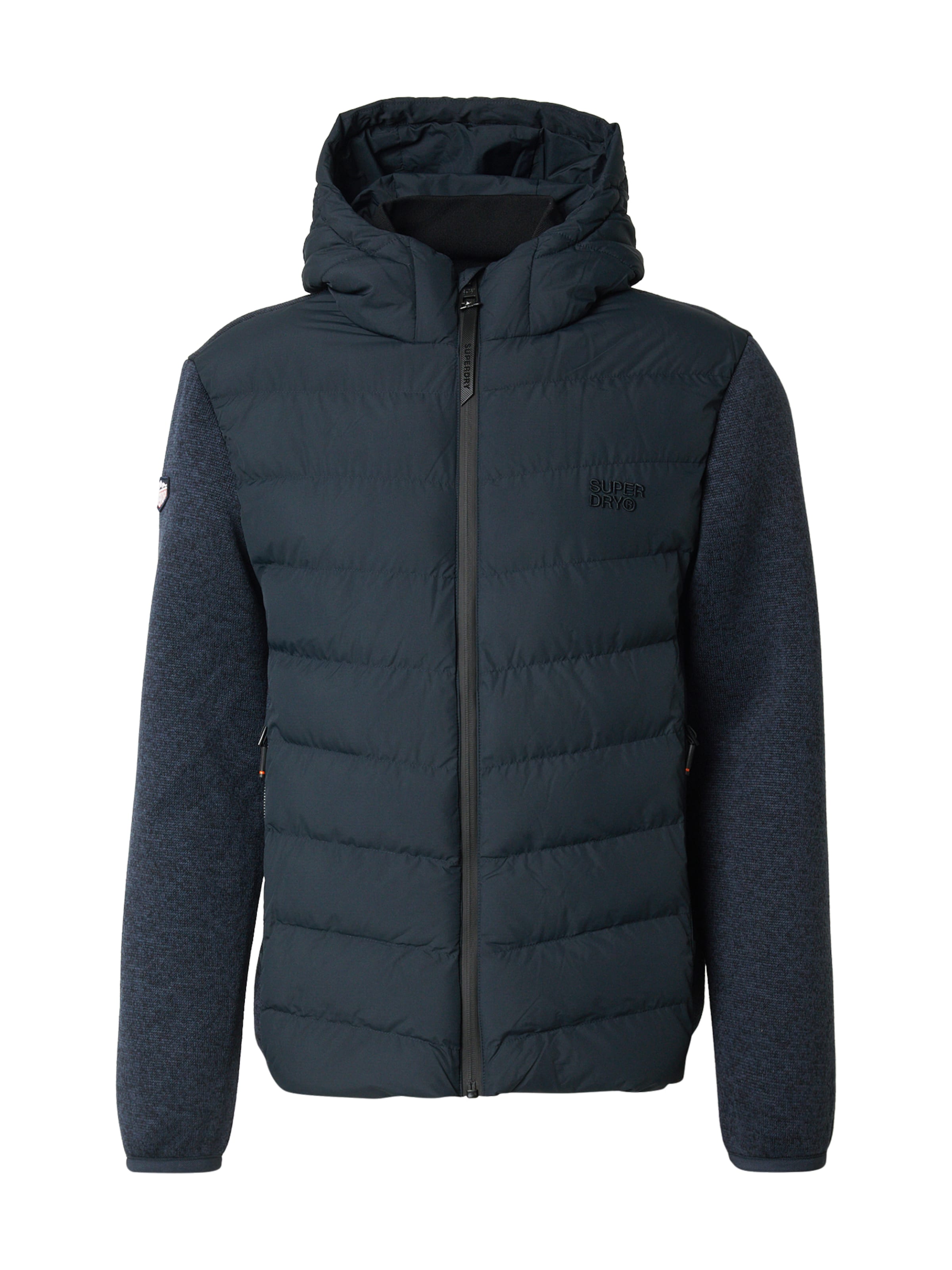 Superdry Přechodná bunda – modrá: přední strana