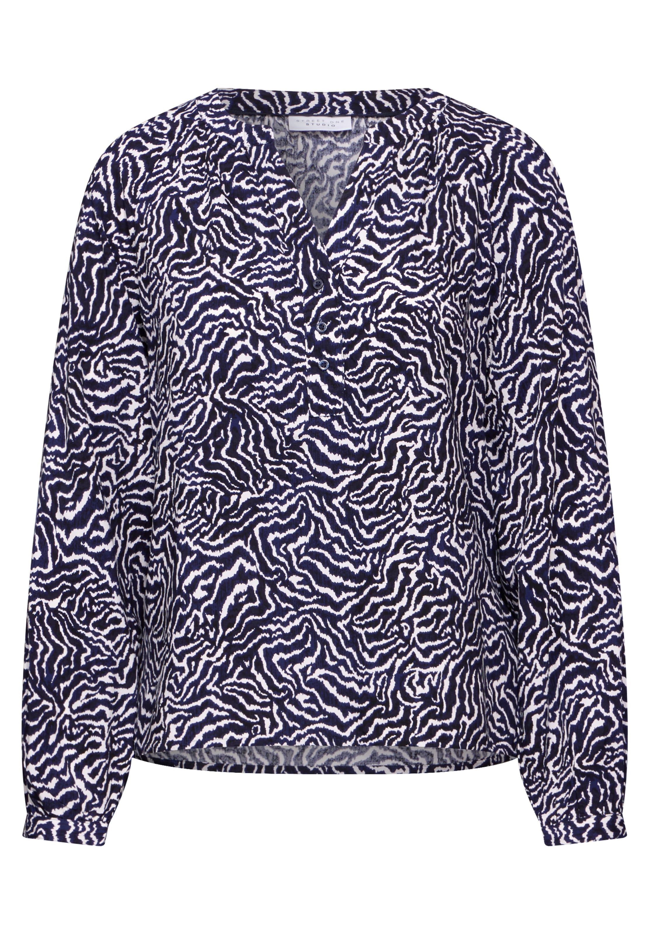 Street One Studio Bluse in Blau: Vorderseite