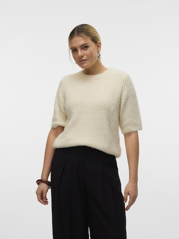VERO MODA Sweater 'Awsome' in Beige: front