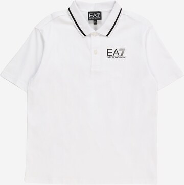 EA7 Emporio Armani T-shirt i vit: framsida