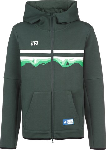 OUTFITTER Zip-Up Hoodie in Green