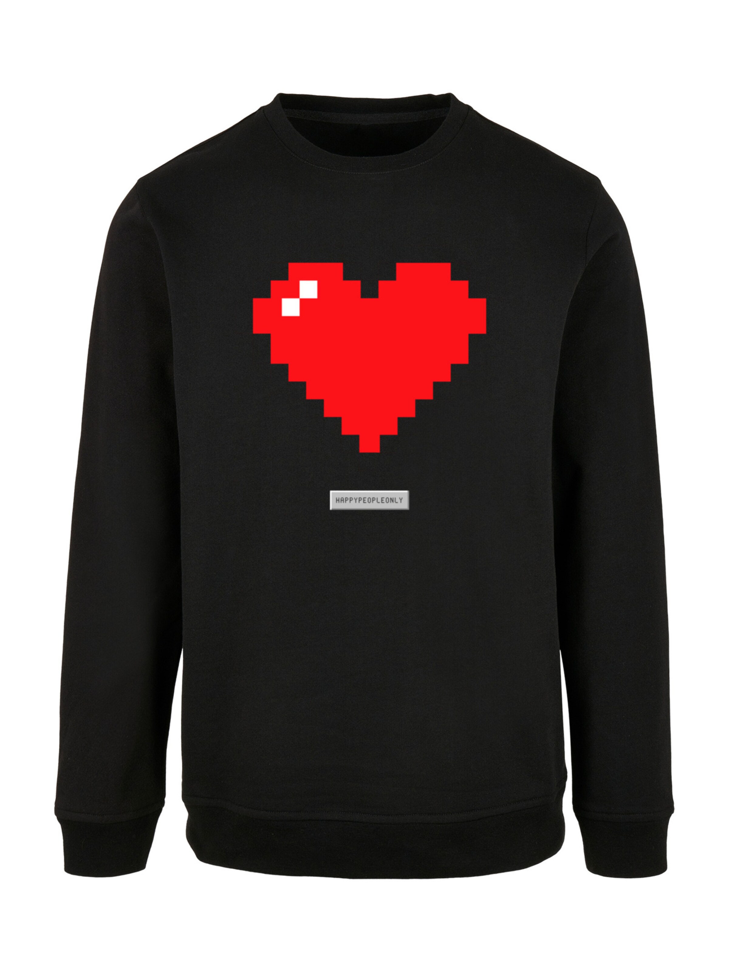 F4NT4STIC Sweatshirt 'Pixel' in Schwarz: Vorderseite