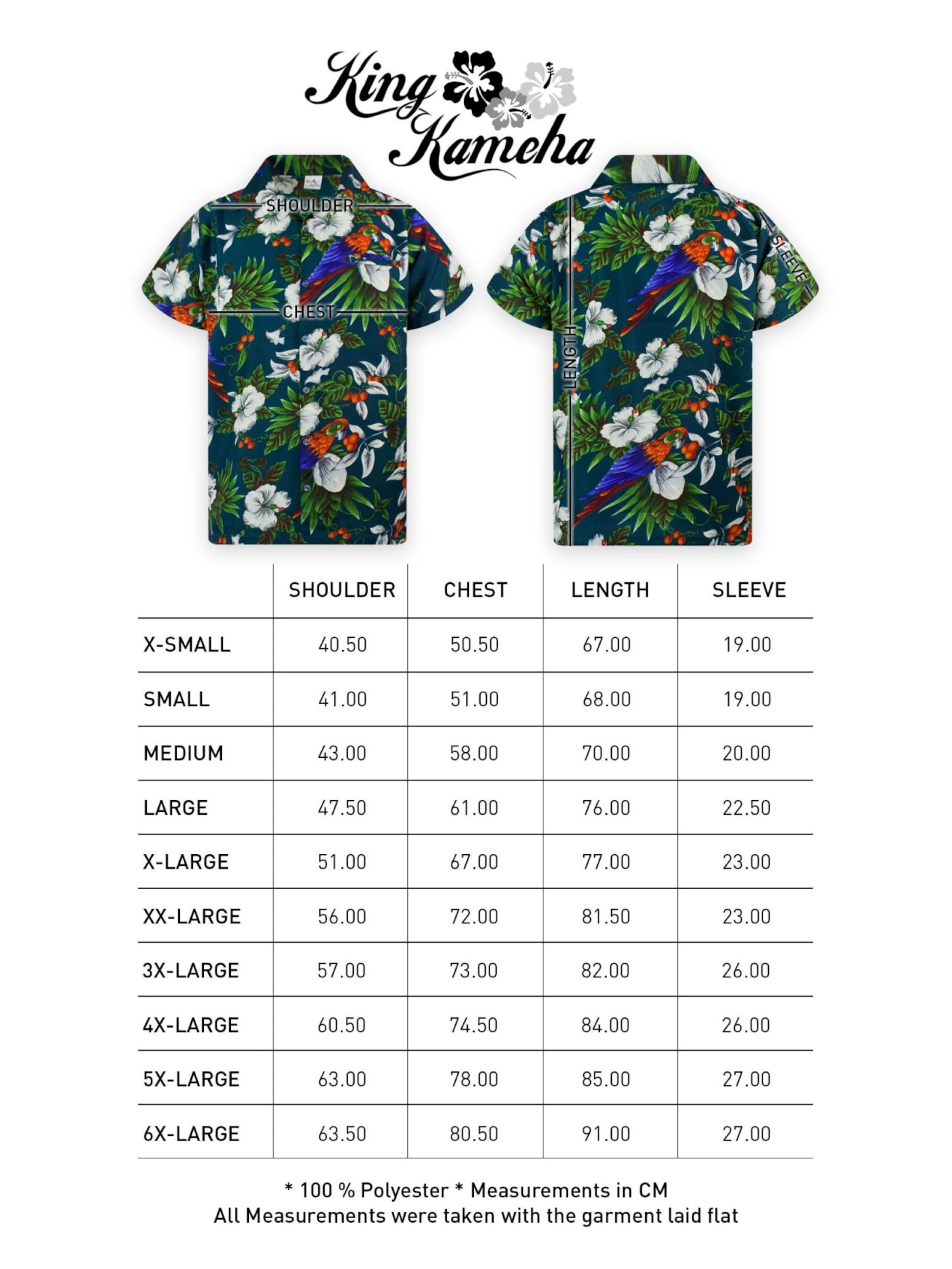 King Kameha Shirt 'Cherryparrot' in Groen