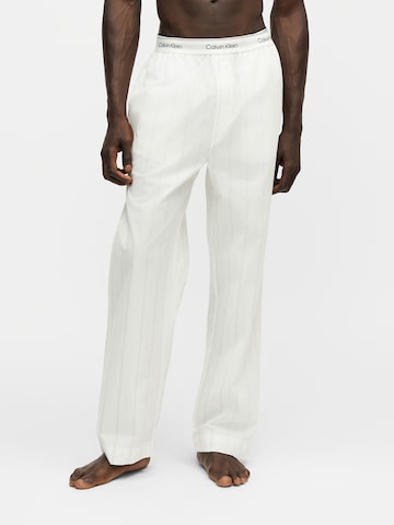 Calvin Klein Underwear Παντελόνι πιτζάμας σε λευκό: μπροστά