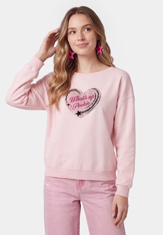 MYMO - Sudadera en rosa: frente