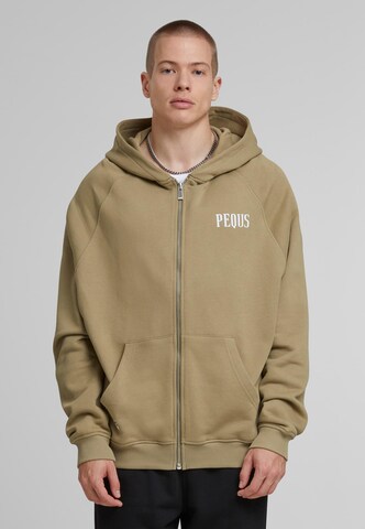 Pequs Sweat jacket in Green
