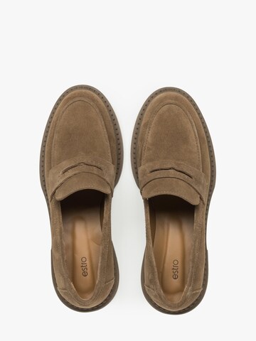 Estro Moccasin '09-3453' in Brown