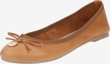 SCAPA Ballet Flats in Brown: front